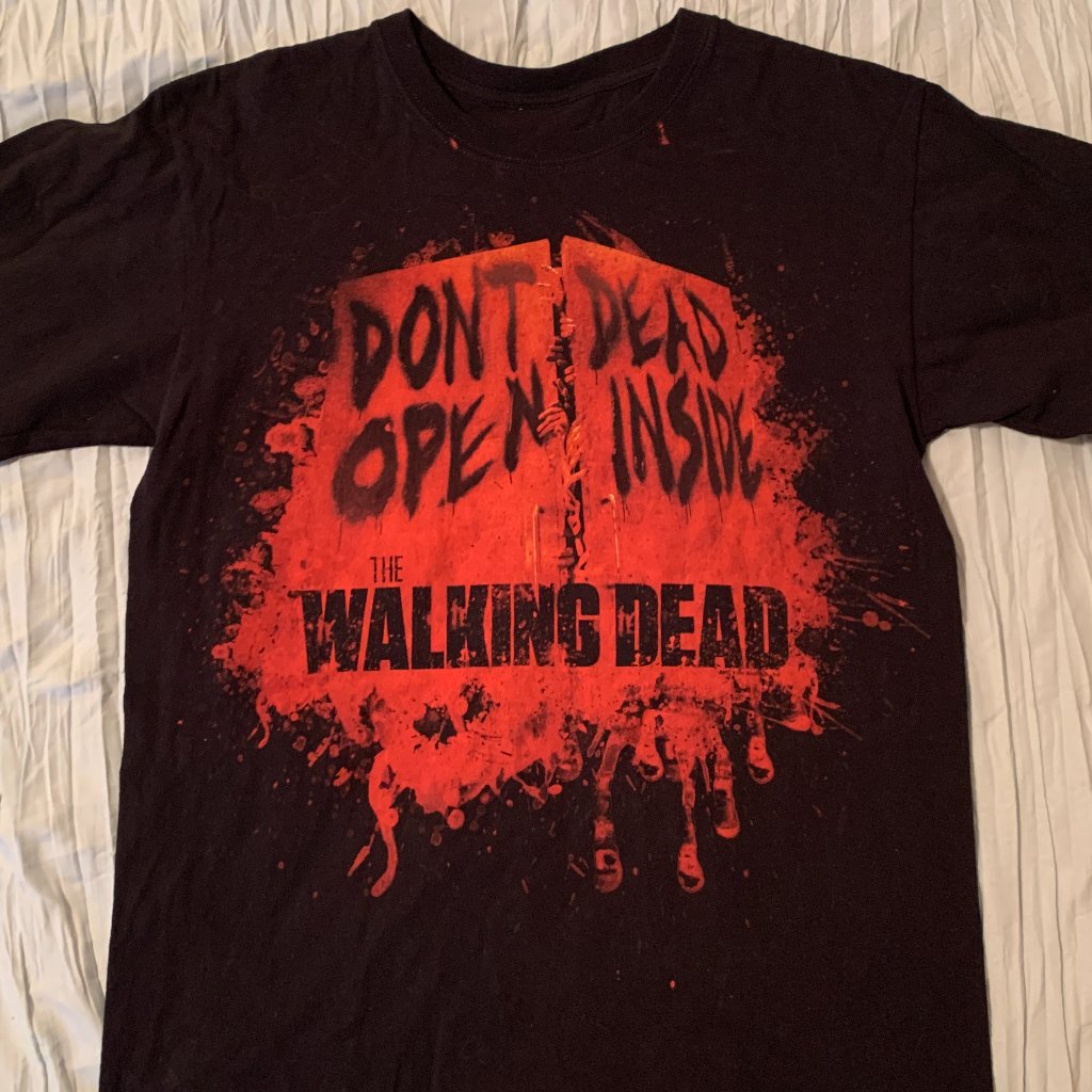 Walking Dead Dont Open Dead Inside Tee Walking Dead Dont Open Dead Inside Tee